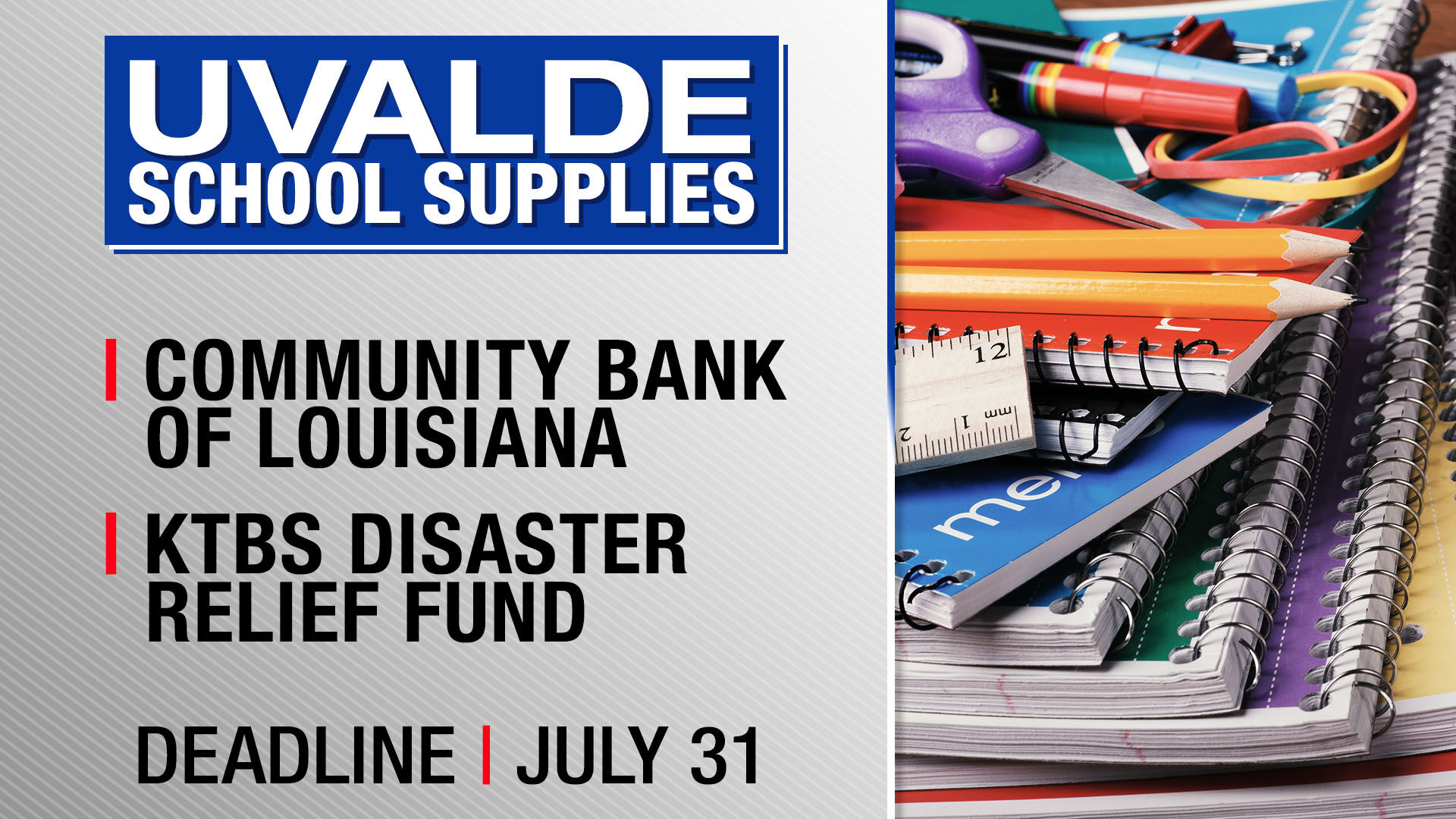 Donate to Uvalde students this weekend